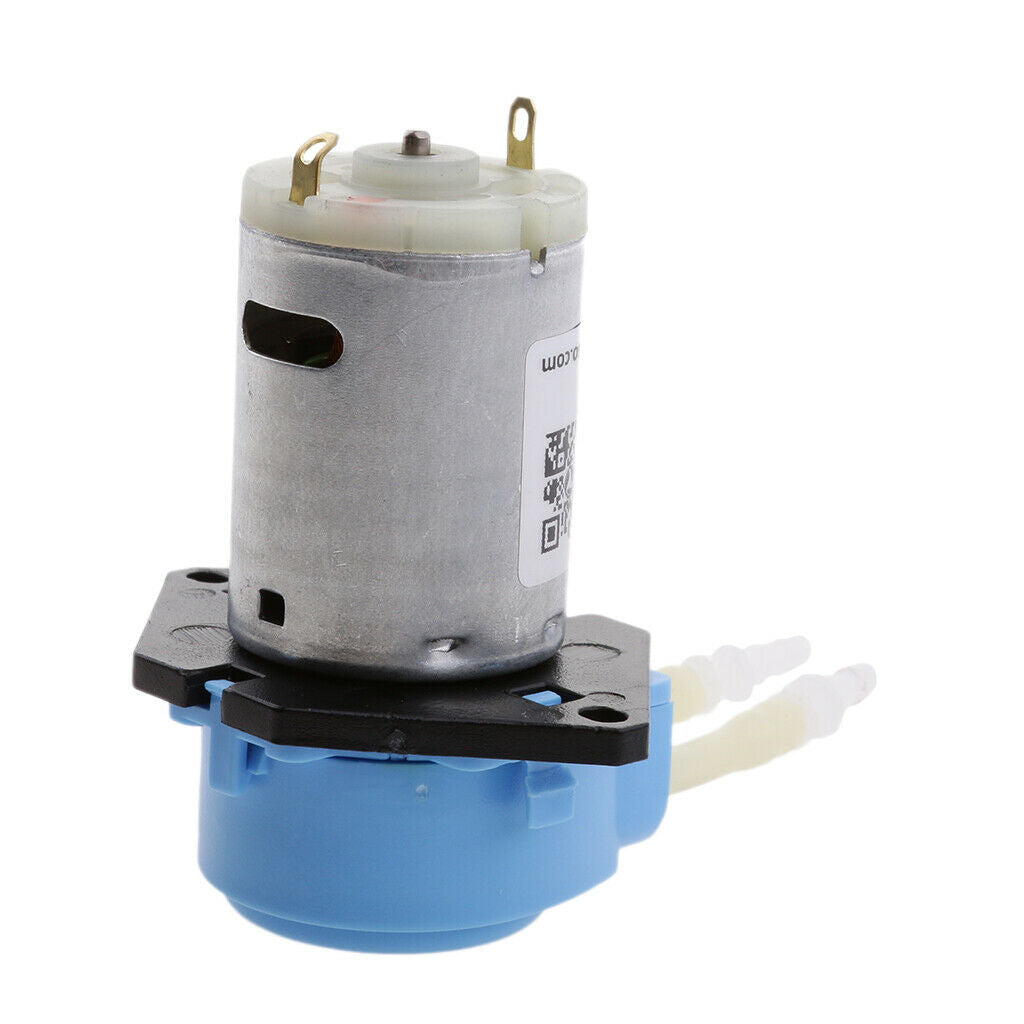 Pack of 2, 12V DC Dosing Pump Peristaltic dosing Head For Aquarium Lab