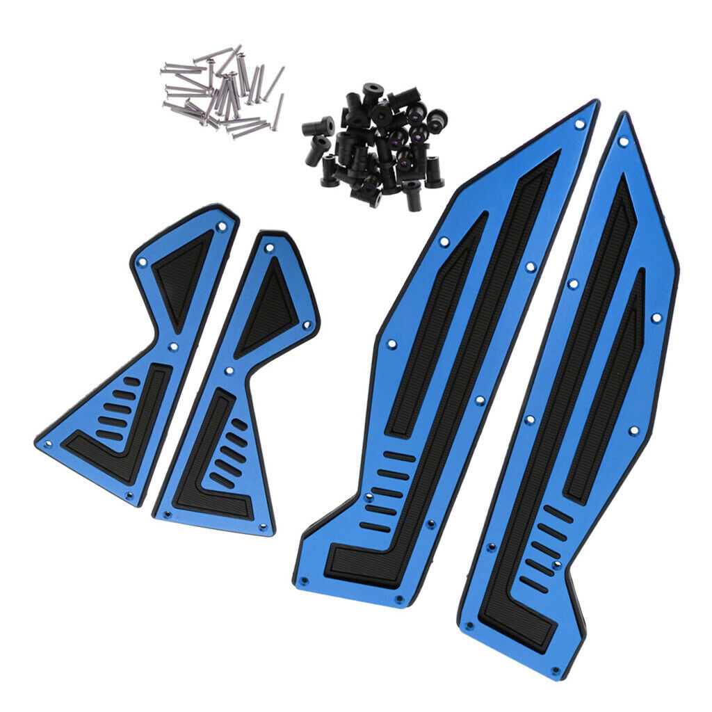 1 Motorcycle Front Footrest Pedal For YAMAHA   155 150 N-MAX155 125 Blue