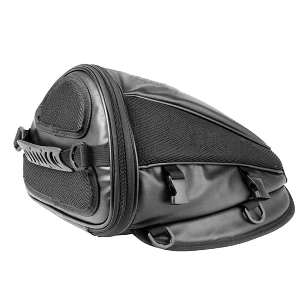 Motorcycle Dirt Bike Dual Sport  Back Seat Luggage Tail Bag Tool Case