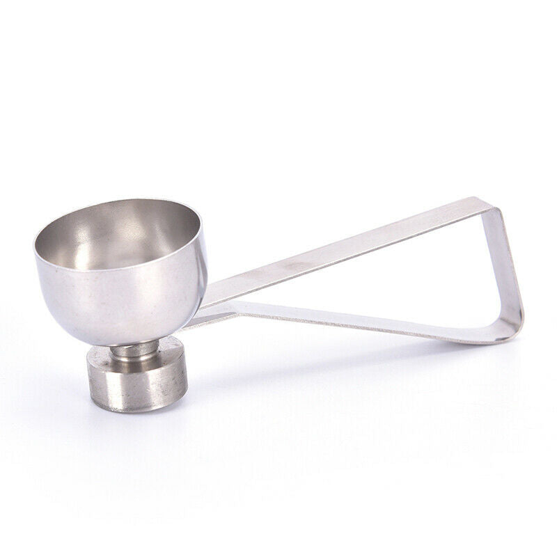 Stainless Steel Egg Topper Cutter Shell Opener Boiled Raw Egg Open ScissorsS Lt
