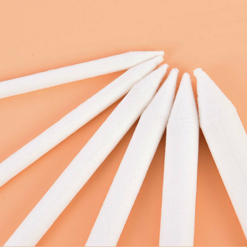 6pcs/set Blending Smudge Stump Stick Tortillon Sketch Art White Drawing C.l8