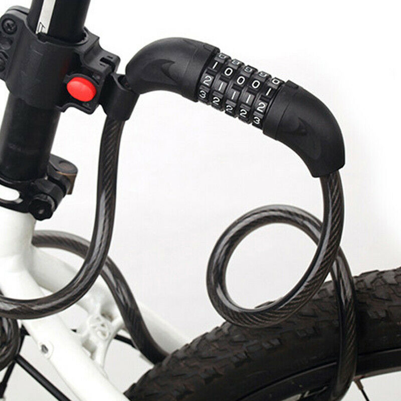 Bicycle Bike Anti-theft Lock Five-digit Password Lock Wire Soft Lock Anti-cut