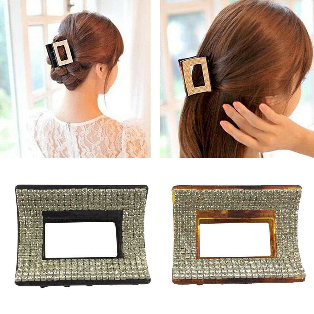 2pcs Hair Clip Claw Hair Strass Hair Barette Fashion Hair
