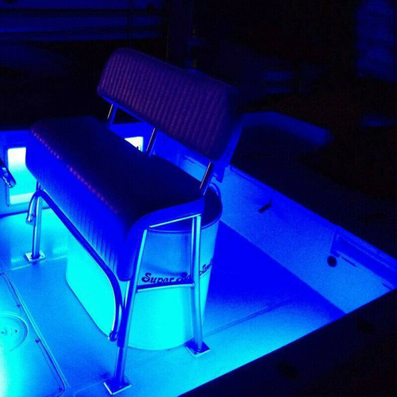 3X Blue Marine Led Lights Courtesy & Utility Strip for Boat Yacht Pontoon Kayak