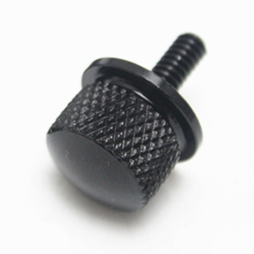 Billet Aluminum Motorbike Motorcycle Seat Bolt Screw Top Cap Black New