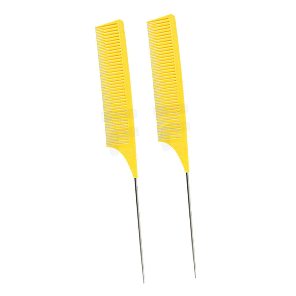 Professional ABS Sectioning Weave Highlighting Foiling Hair Combs Salon Comb