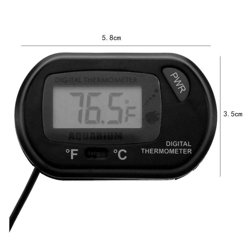 Waterproof LCD Electronic Digital Aquarium Thermometer Temperature Meter