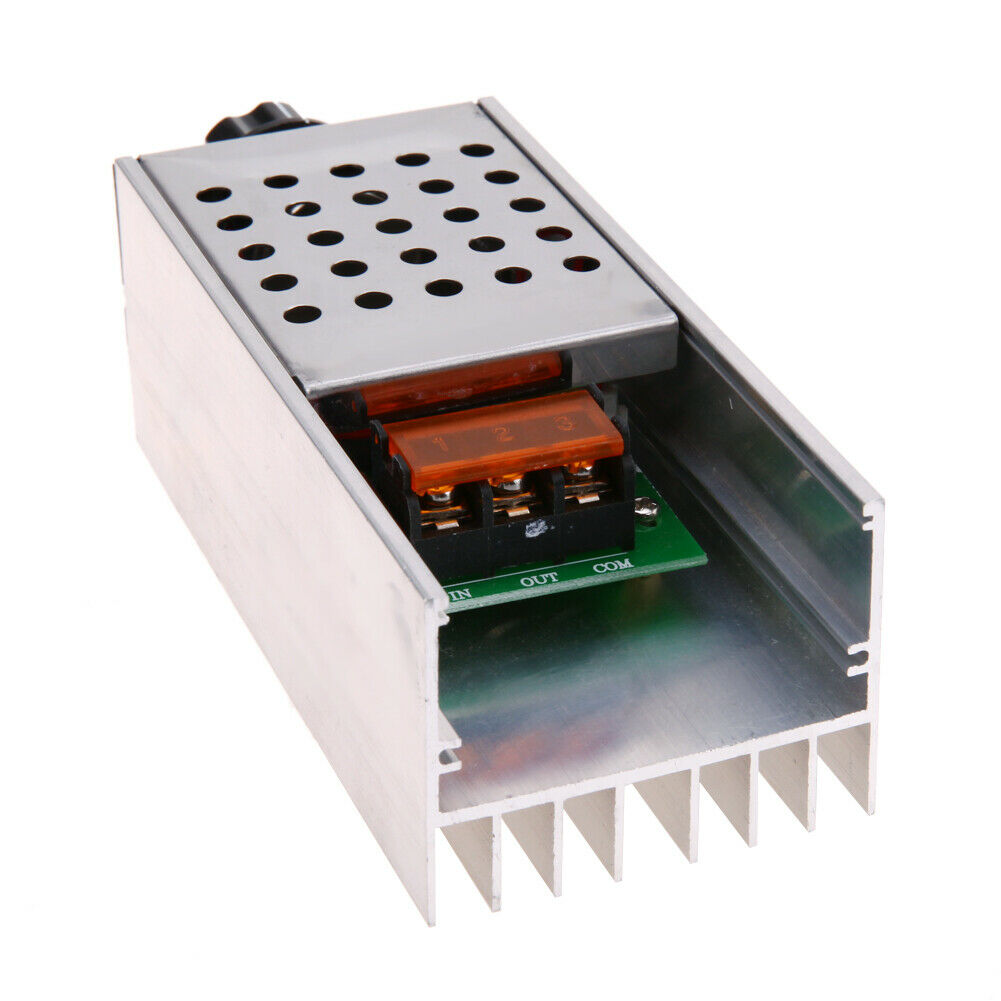 AC 220V 6KW SCR Voltage Regulator Motor Speed Controller Dimmer Thermostat @