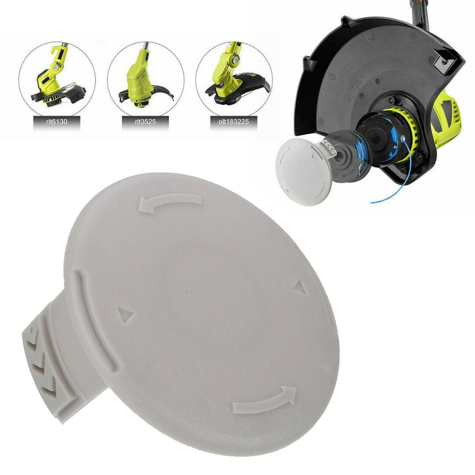 1 X Trimmer Spool Caps Cover For Ryobi 24V 40V Spool Mowing Line Cover