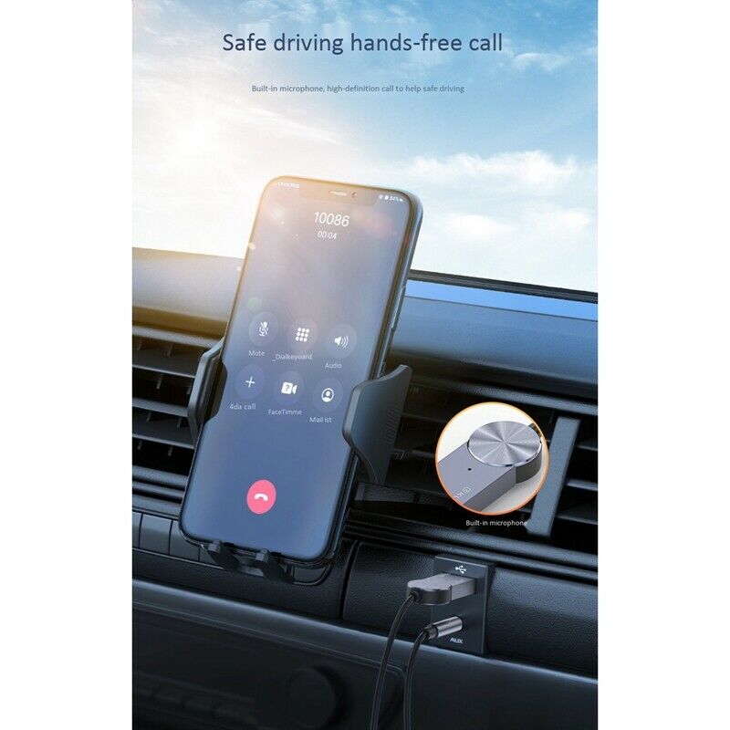 KuuLaa Bluetooth Receiver USB Aux Bluetooth Receiver Car Multi-Function 5.0 R6R3