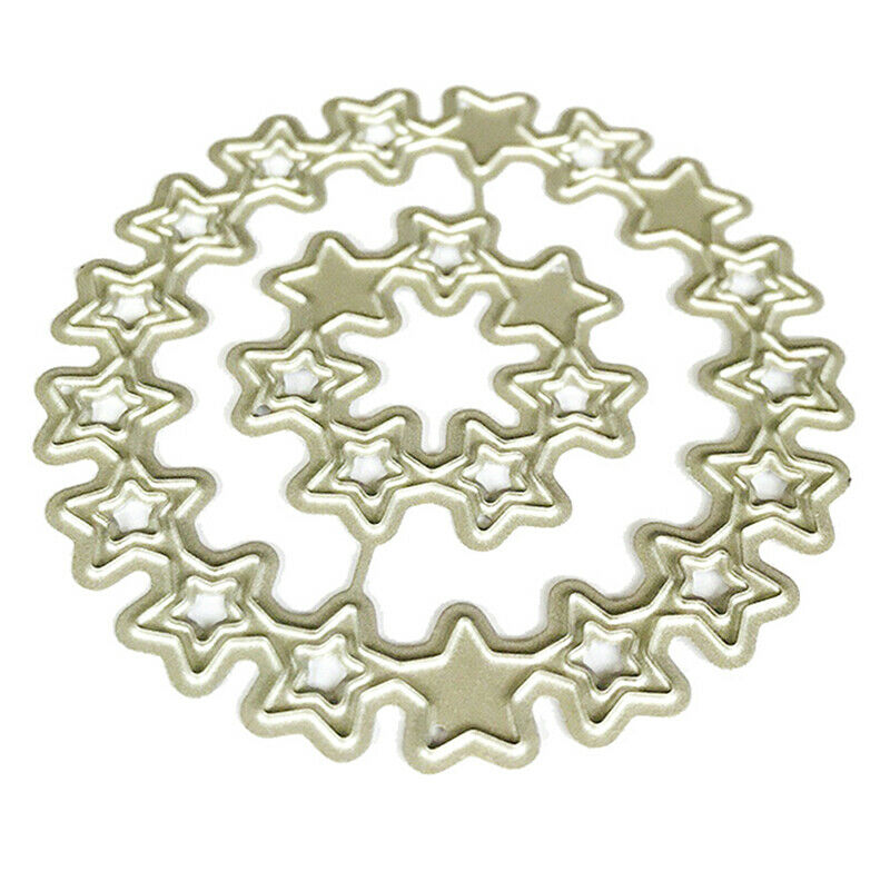 Circle Stars Metal Cutting Dies Stencil for DIY Scrapbooking Paper Card D.l8