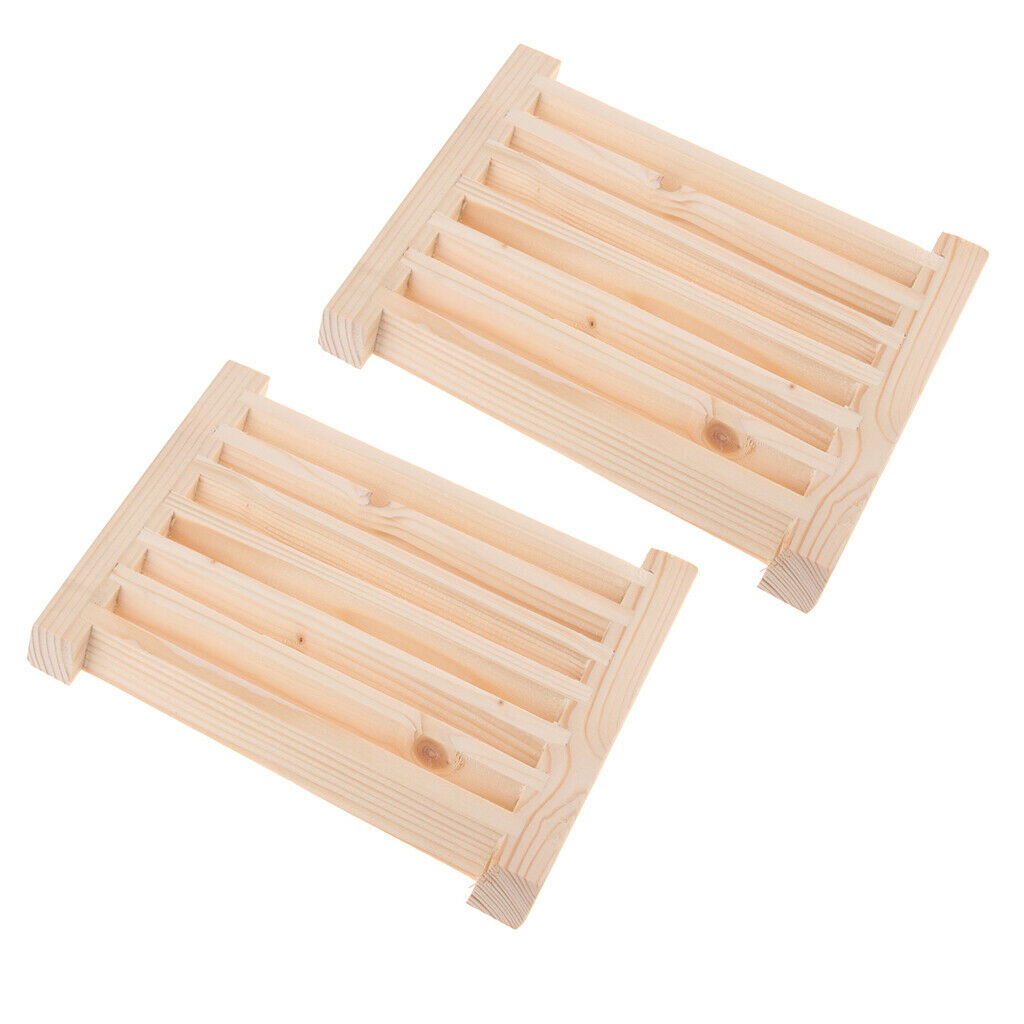 2 x Sauna Louver Vent Gable Attic Siding Ventilation Cedar Wood