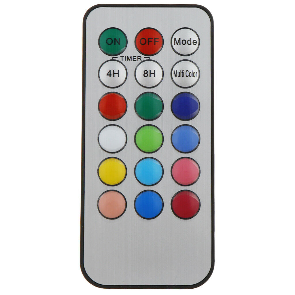 18-key Remote Control for LED Candle Flameless Color Changing Timing Remote 4H