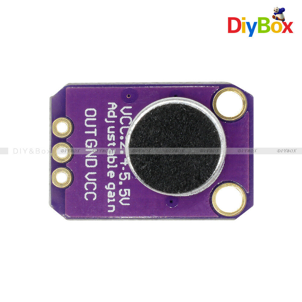 Adjustable GY-MAX4466 Electret Microphone Amplifier with Gain for Arduino