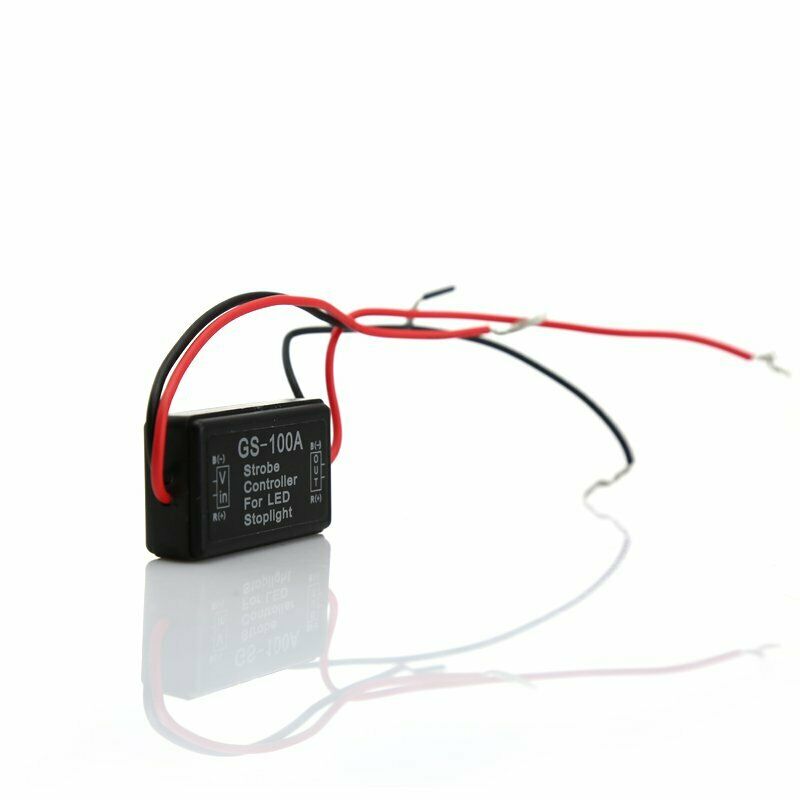 1X US LED Taillight Brake Stop Light Lamp Strobe Controller Box Flasher Module