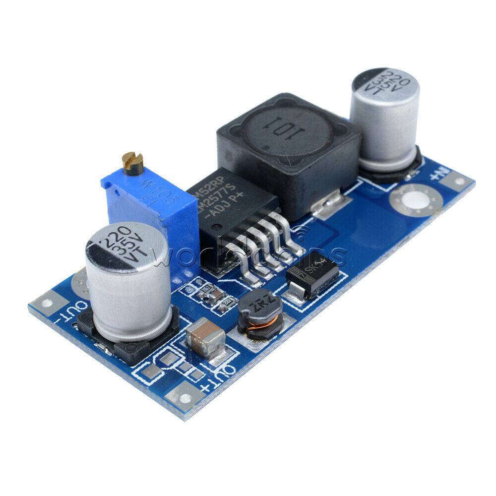 LM2577S DC-DC Boost Converter 3A 15W Adjustable Step Up Power Supply Module