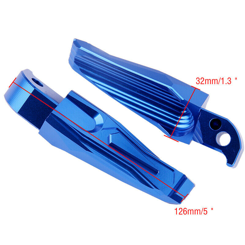 Blue Motorcycle Rear Foot Pegs Passenger Foot Pedal Fit Yamaha T-MAX 530 12-19