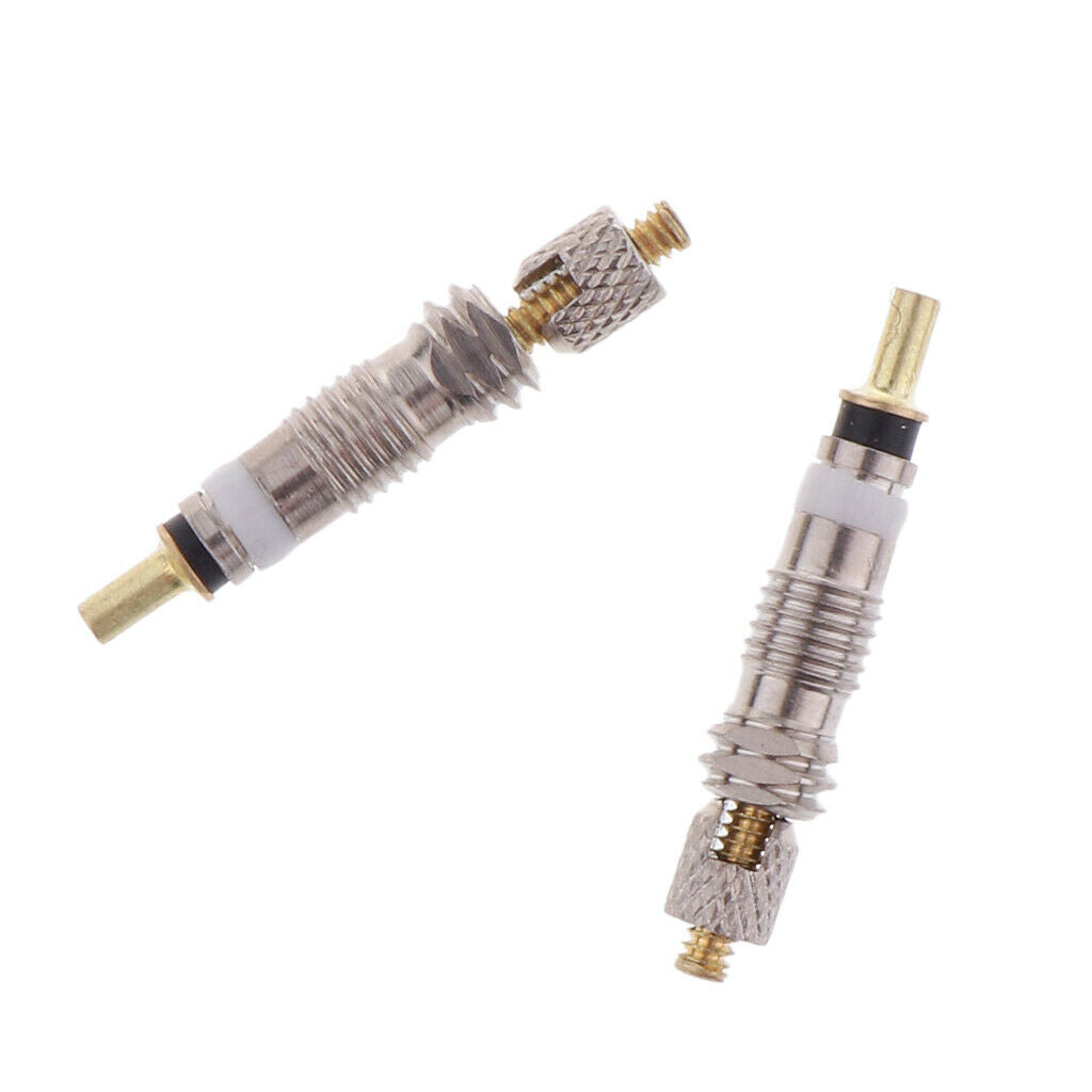 2x Presta Valve Core Tubeless French Cores Stem Components Accessories