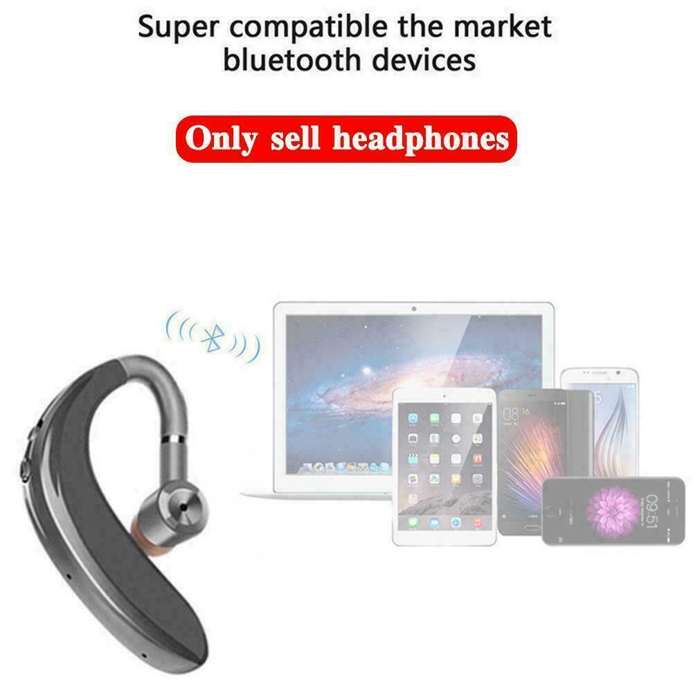 Bluetooth 5.0 Headset Wireless Earpiece Handsfree Earphone Hot Earbuds Best NEW