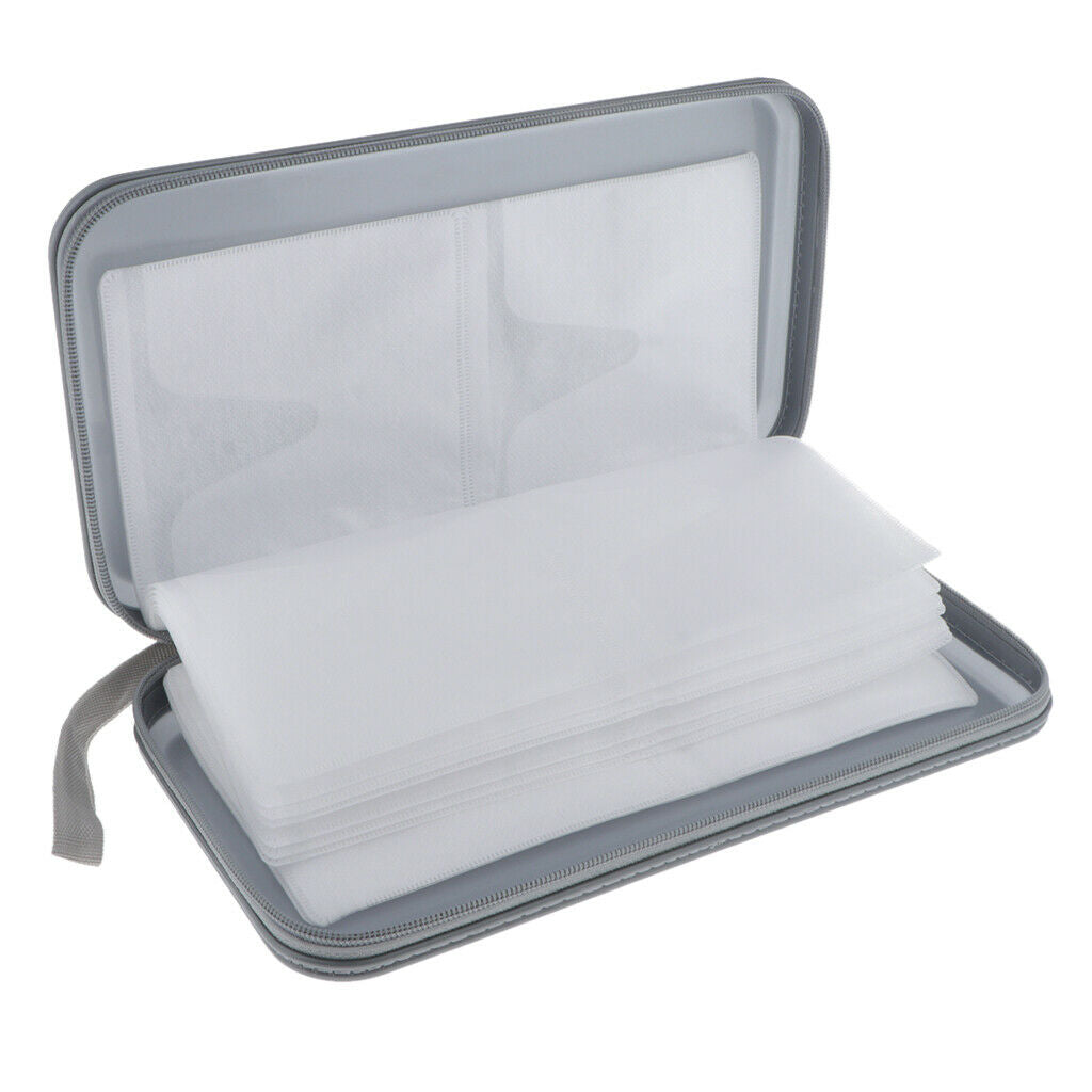 2pcs 80 Sleeves Square CD Wallets DVD Case CD Disc Storage Holders 28x16x4cm