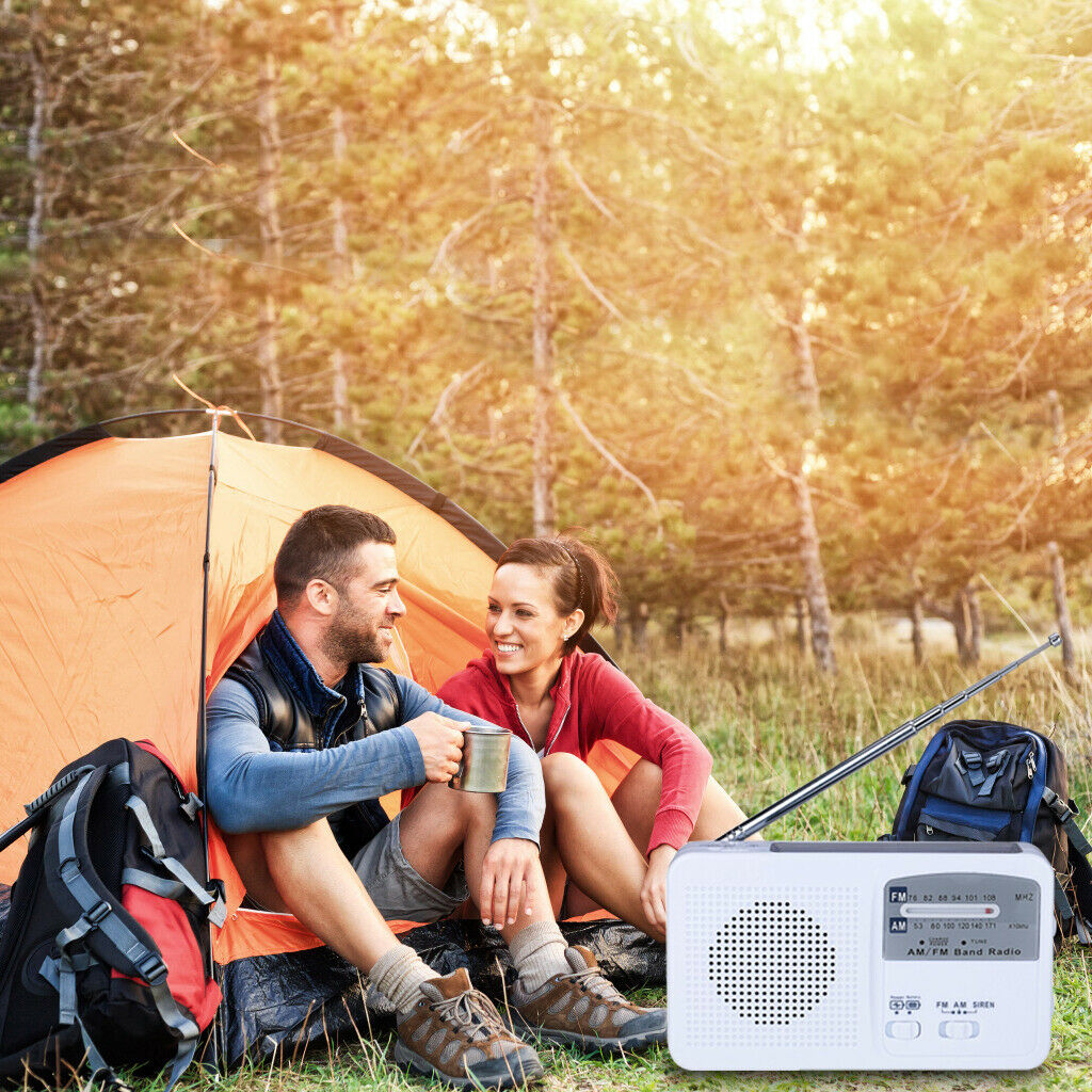 Rechargeable solar radio / crank radio / battery radio, LED flashlight
