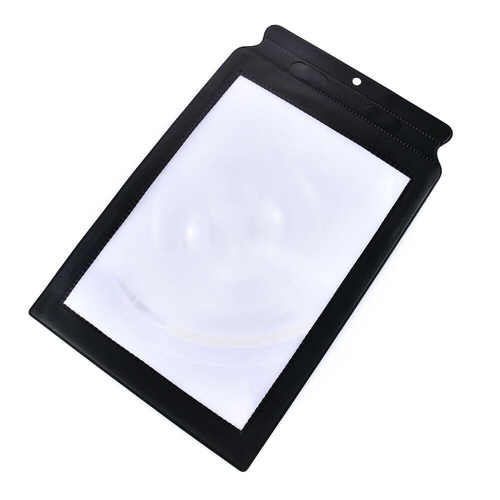 US Full Page Magnifier Sheet 4X Large Big Magnifying Glass Reading Book Aid Lens