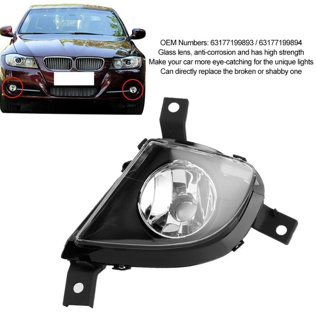 Front Bumper Fog Light Driving Lamp Fit for 3‑Series E90/E91/323i/328i +R new