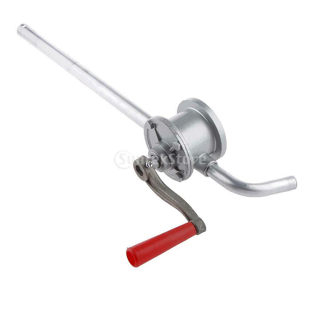 Aluminium Alloy Manual Hand Crank Pump Oil Fuel Transfer Suction Tank Tool