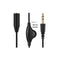 (3 Feet) Headset Extension Cable ( 3.5mm Male To 3.5mm Female)