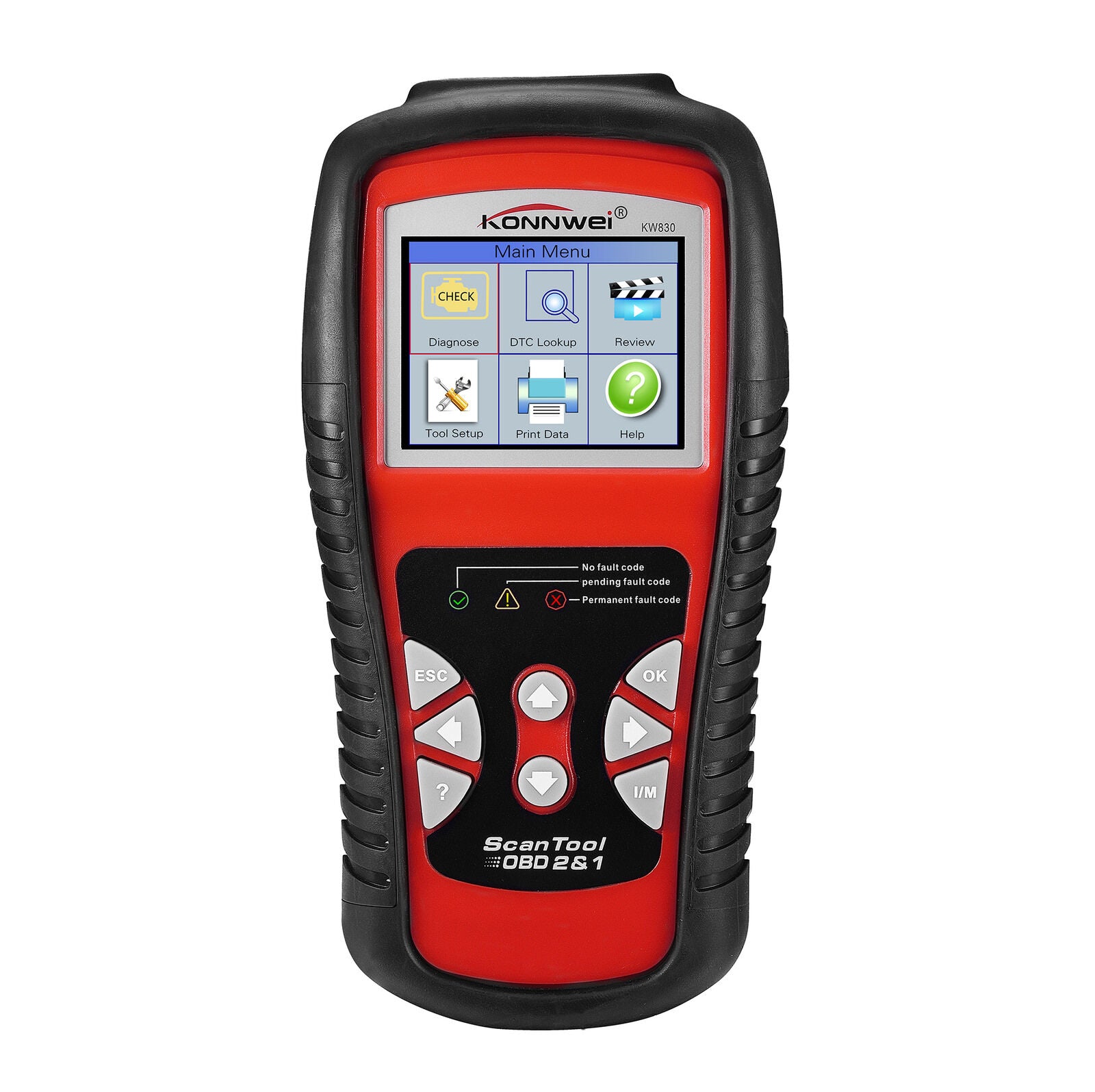 KW830 OBDII OBD2 EOBD Car data Fault Code reader Vehicle Diagnostic Scan Tool