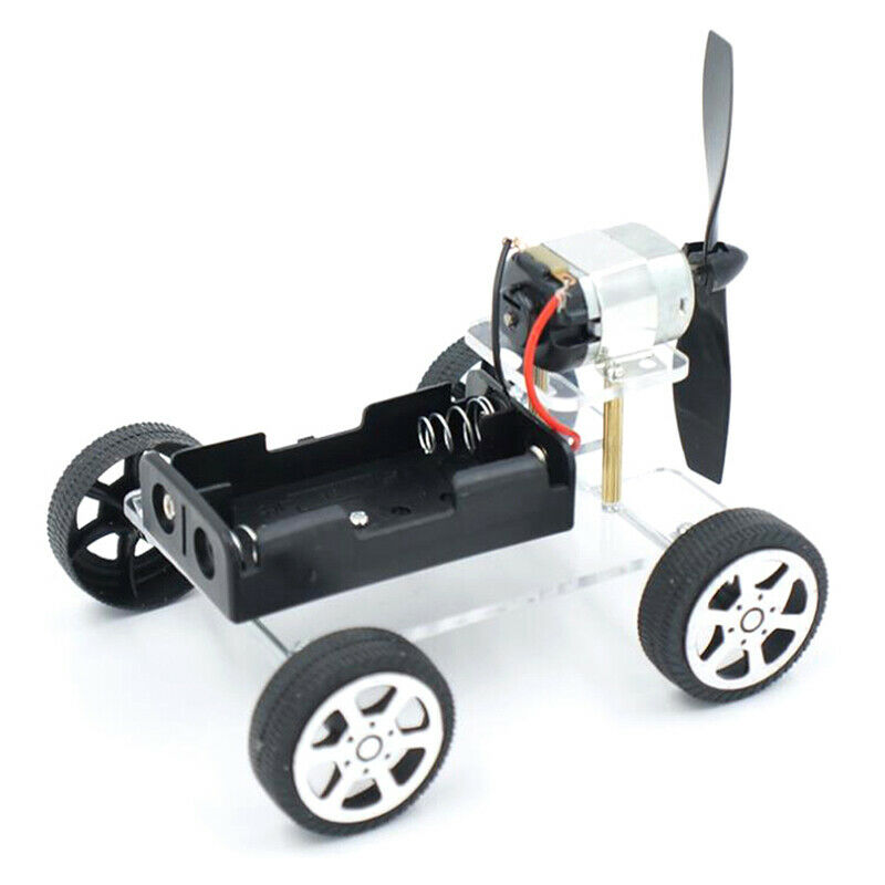 Wind Power Car DIY Electronic Kit Technology Science Educational Children ToSJ