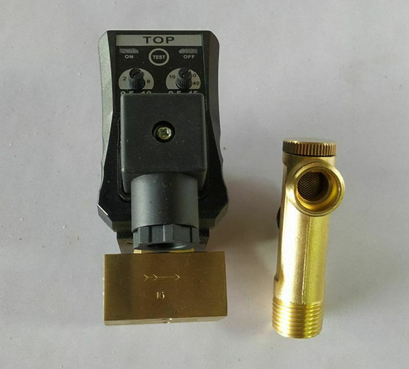 Automatic Electronic Timed Air Compressor Drain Tank Valve 110V AC 1/2" [M1]