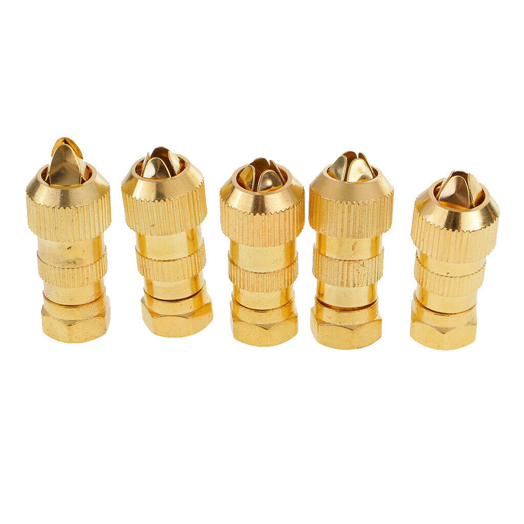 5x F Type Coaxial TV Aerial  Coax Male Plug Connector Plug For RG6 RG59