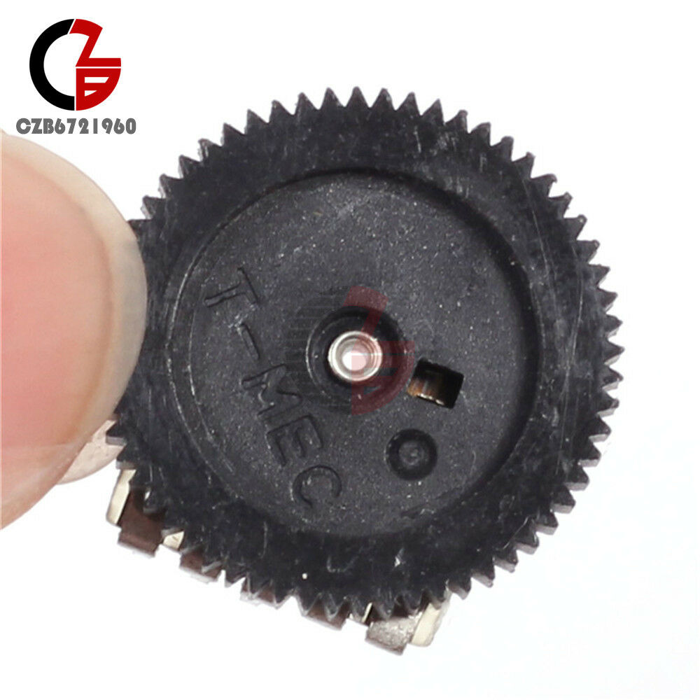 10PCS A103 A10K 10K Duplex Gear Potentiometer 16x2mm Stable for Radio MP3/MP4