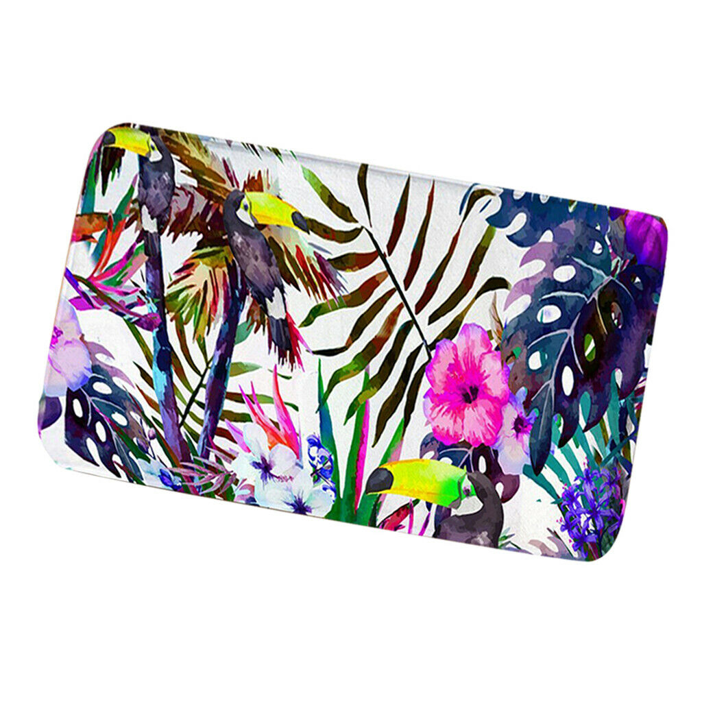 Toucan Bathbat Door Mat Floor Rug Bathroom Toliet Non-Slip Carpet Decor A
