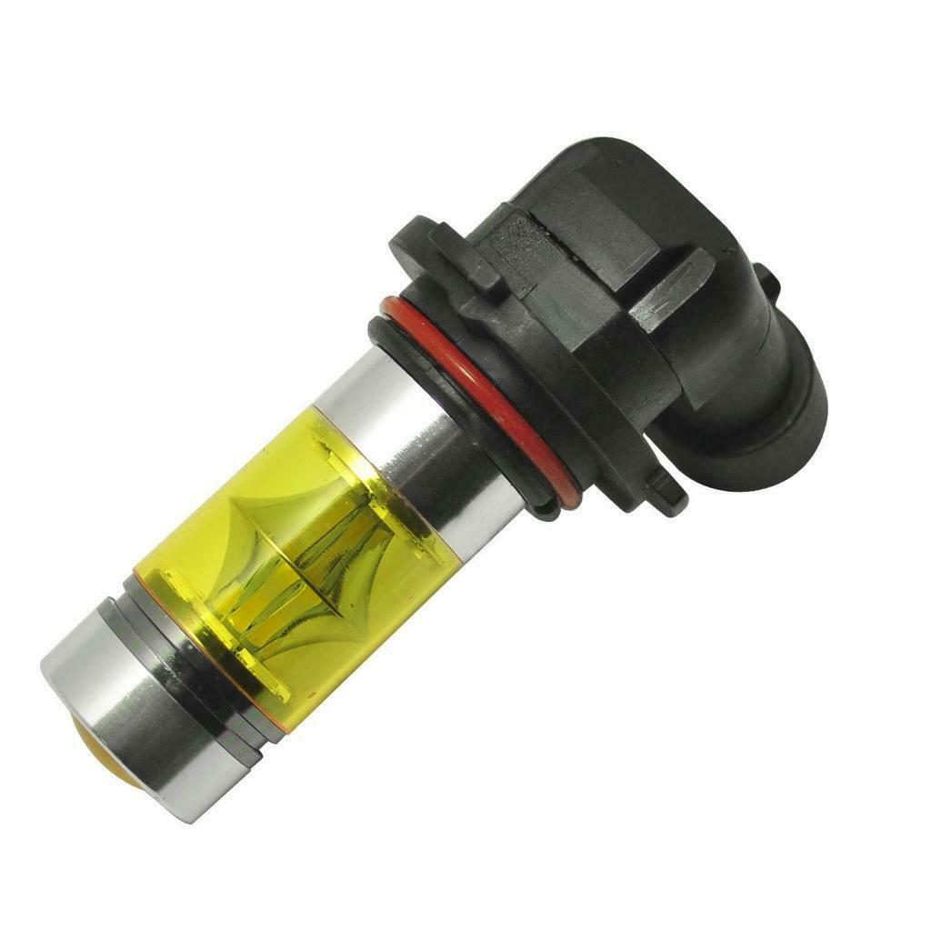 2pcs H11 H8 100W High Power 4300K Yellow LED Car Fog Driving DRL Light