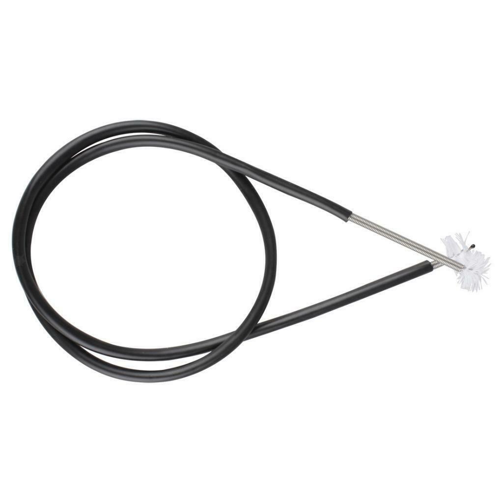 Trumpet brush, horn brush, steel wire, with rope band, cleaning brush