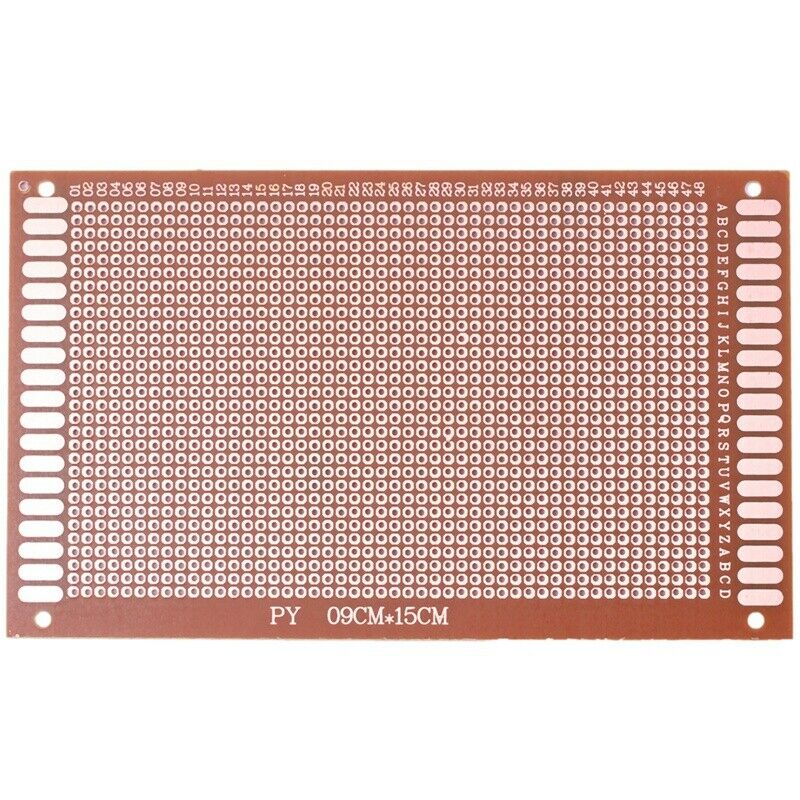 DIY PCB Prototype Solderable Copper Veroboard Stripboard 90mmx150mm X6G9G9