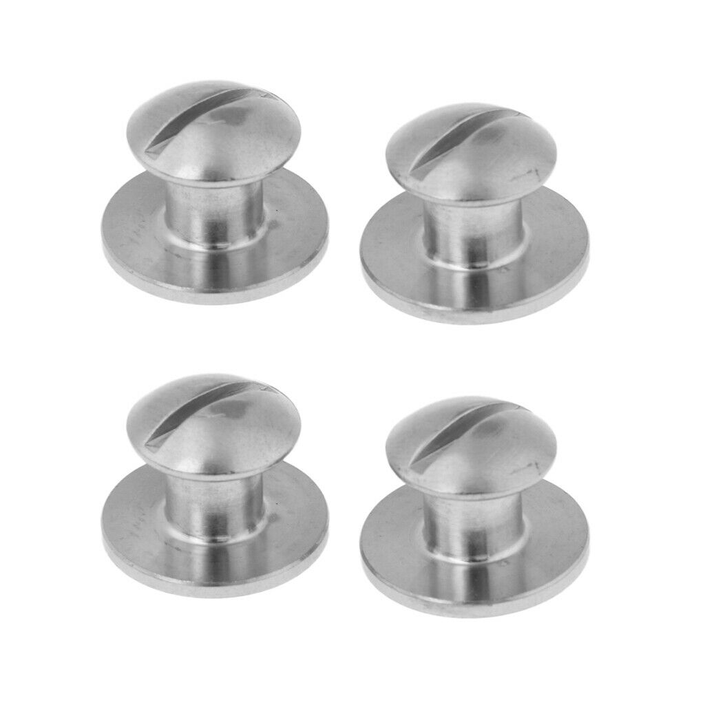 4Pack Tech Scuba Diving Diver BCD Backplate Book Screws Accessories M7x10mm