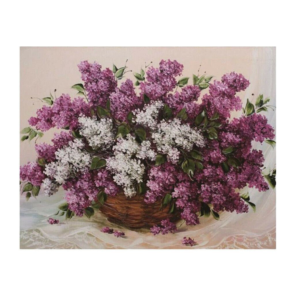 5D Diamond Painting Embroidery Cross Stitch Kit Home Decor Flower 2