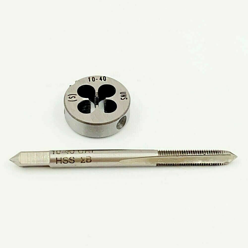 10-40 TPI HSS Tap+Die Machine Thread Tap And Round Thread Die Right Hand HSS