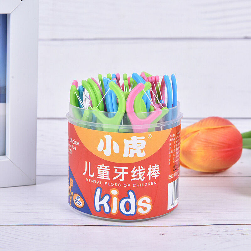 Fashion Dental Floss Stick Flossing String Toothpicks Flossers Tooth Clea.l8