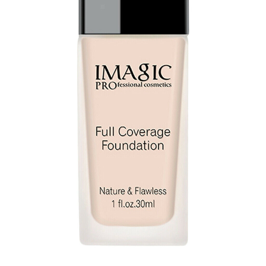 30ml Primer Liquid Foundation Spots Wrinkles Concealer Contour Natural Buff