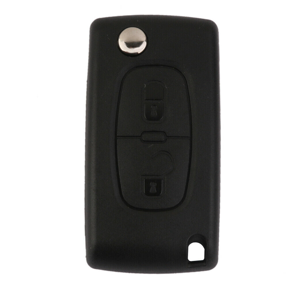 2-Button Remote Key Shell Case With  For Citroen C2/C3/C4/C5/C6