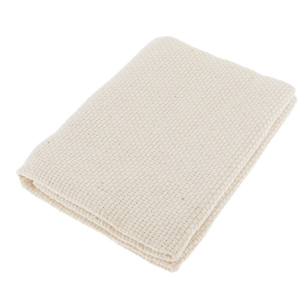Cotton Monk's Aida Cloth for Embroidery/Rug Hooking/Punch Needling 39x39cm