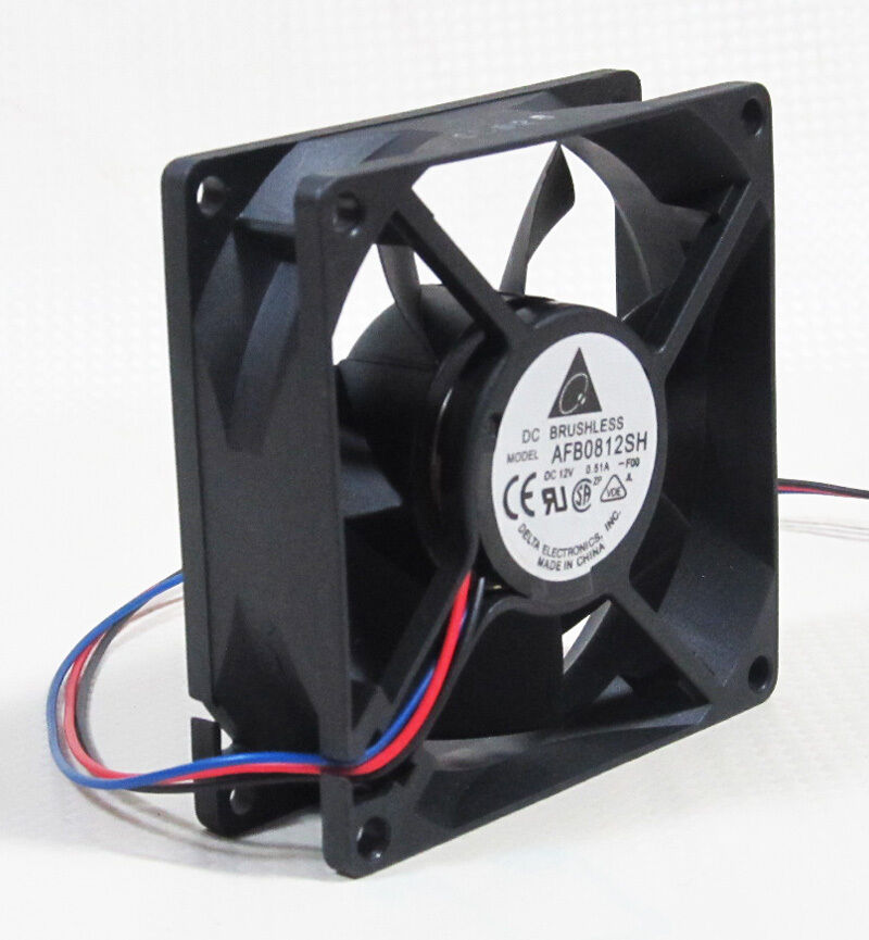 5pcs NEW Delta AFB0812SH 80x80x25mm 8025 12V 0.51A 46CFM DC Brushles Cooling Fan