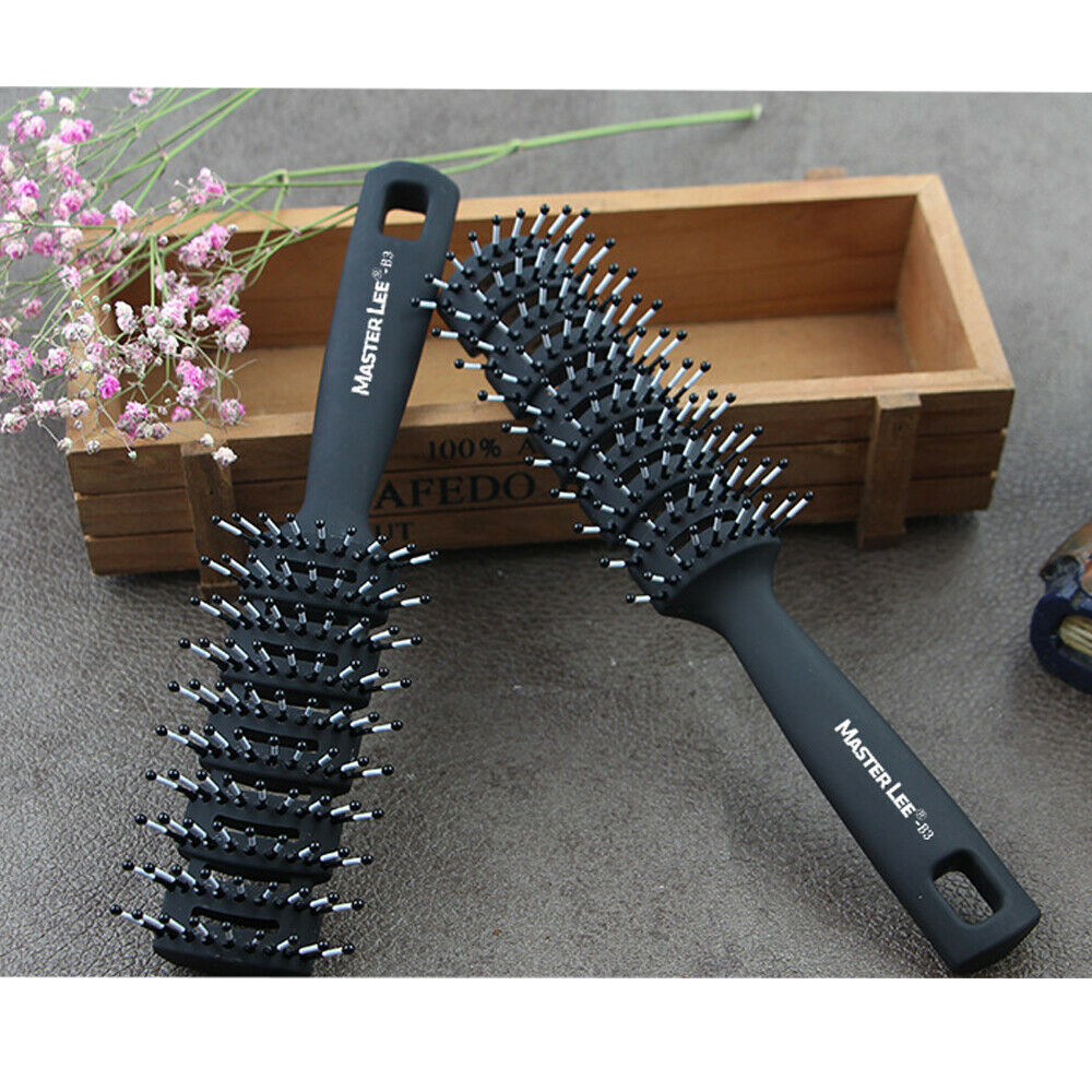 Vented Brush for Men Barber Hair Styling Anti-static Women Wave Hair Comb Brush