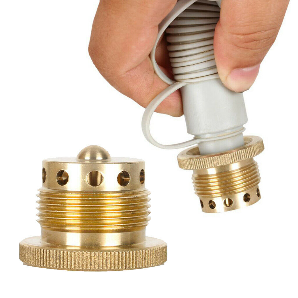 Inflatable Boat Inflation Valve Canoe Accessories φ3.54cm Brass Air Valve