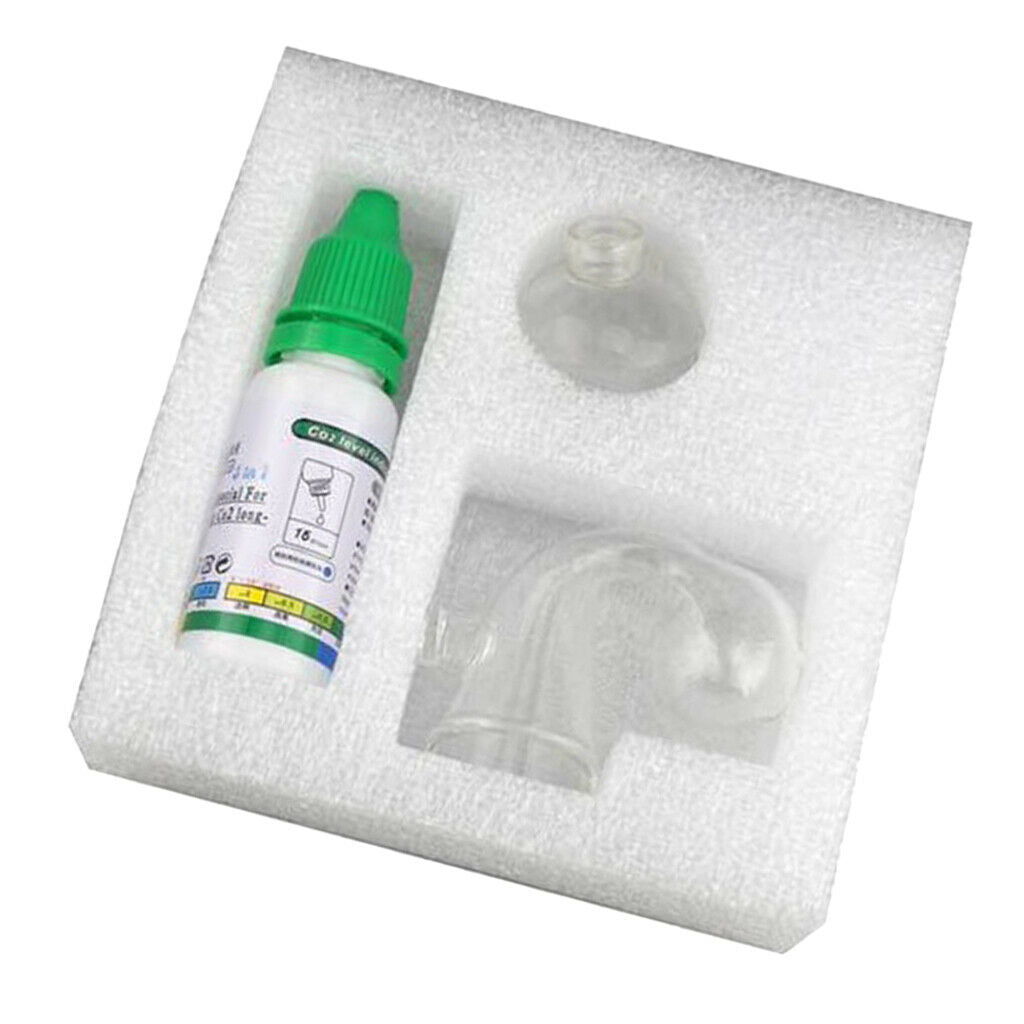 2xCarbon Dioxide CO2 Monitor Glass Drop  Checker  Indicator Aquarium