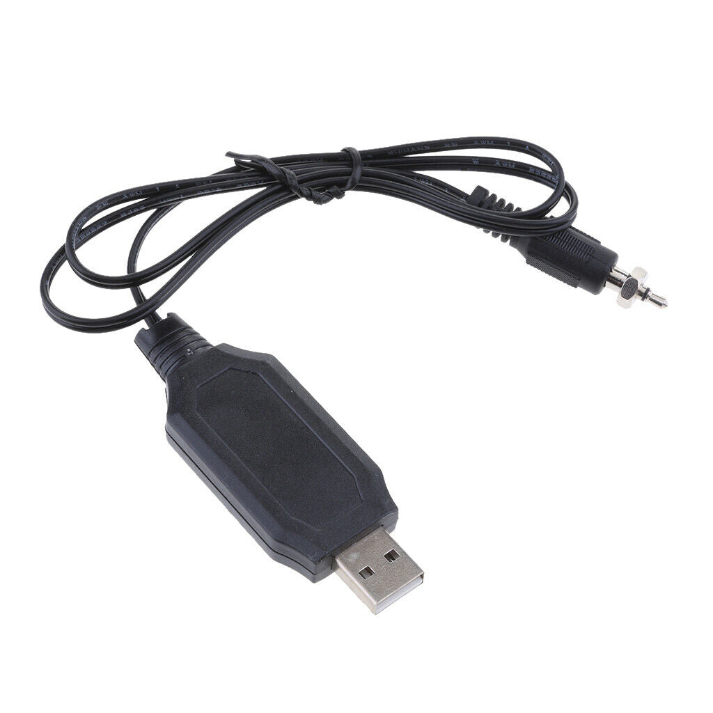 Premium USB Male to Glow Plug Ignitor Charger Adapter Cable Kit For RC Cars